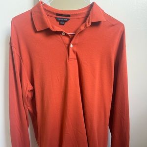 Men’s long sleeved polo shirt